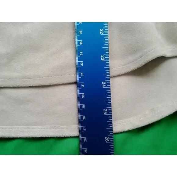 Evereve Arli Faux Suede Pearl Snap Front Shirt Minimal Western - Picture 9 of 9